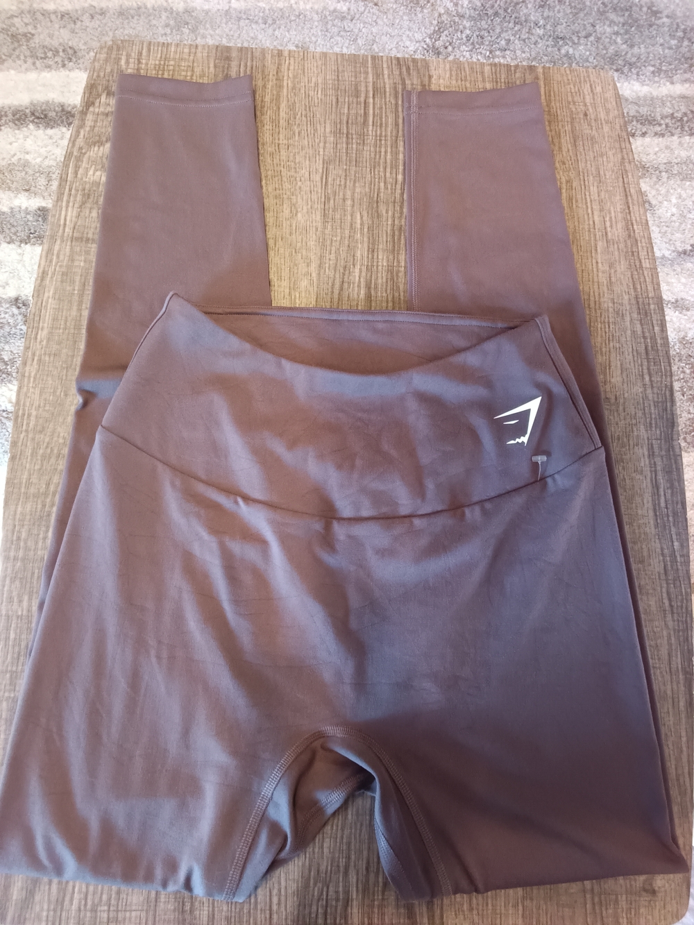 Gymshark High-Waist Leggings. Light plum color not black.